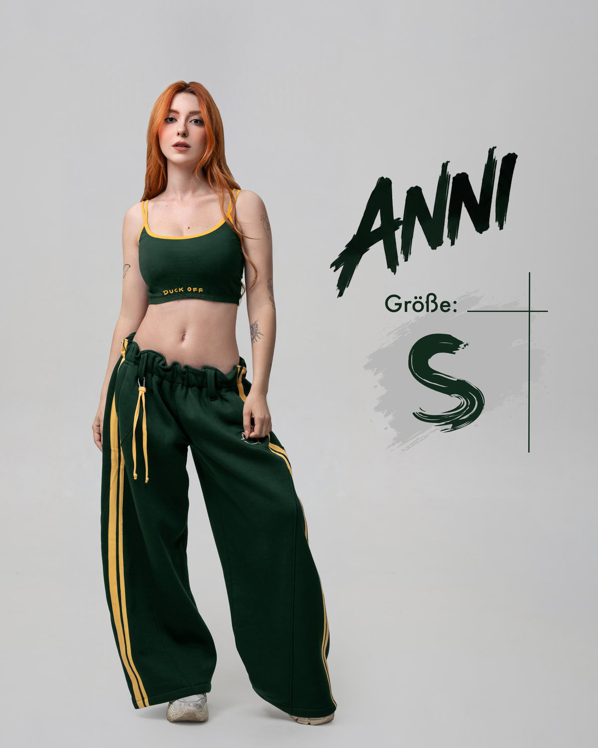 DUCK OFF Jogger Baggy – Green