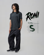 DUCK OFF Oversize Tee - Anthrazit