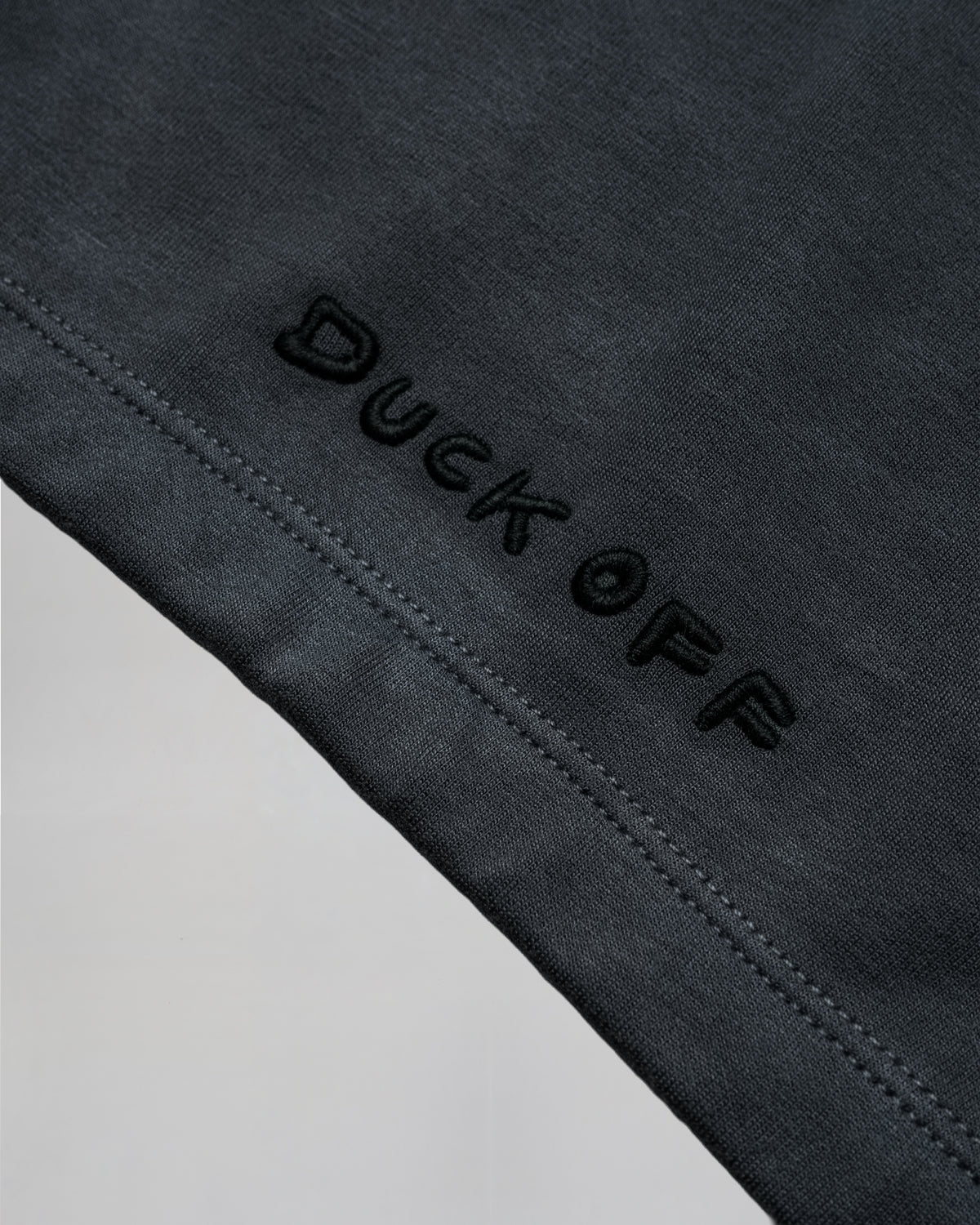 DUCK OFF Crop Top – Anthrazit