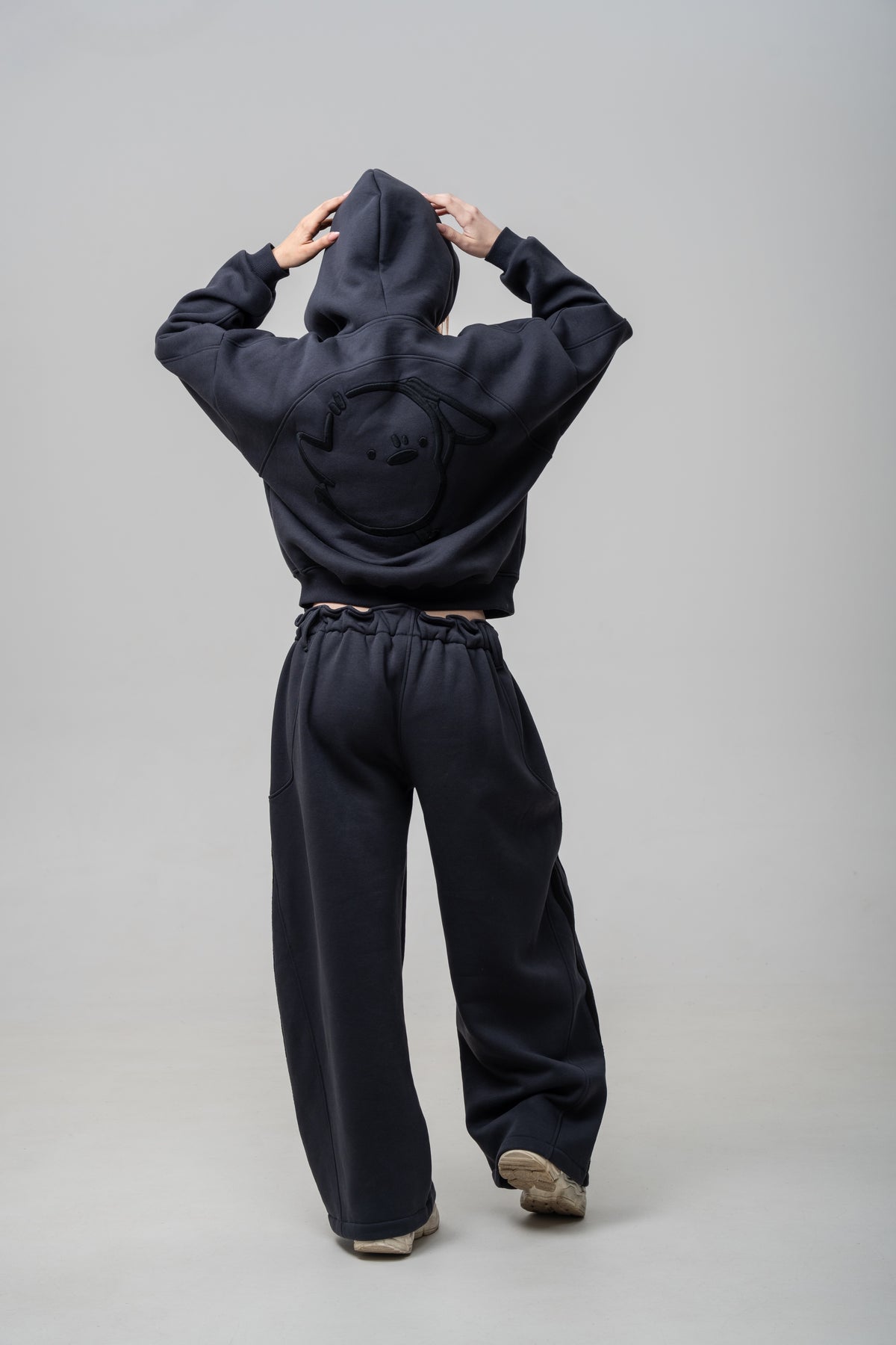 DUCK OFF Hoodie – Anthrazit