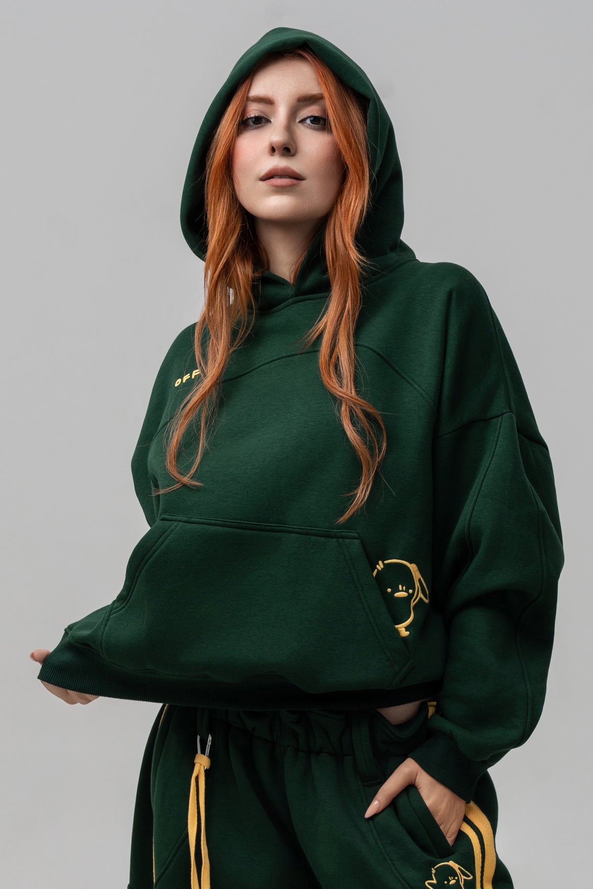 DUCK OFF Hoodie – Green