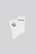 DUCK OFF Tennis Socks White