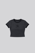 DUCK OFF Baby Tee – Anthrazit
