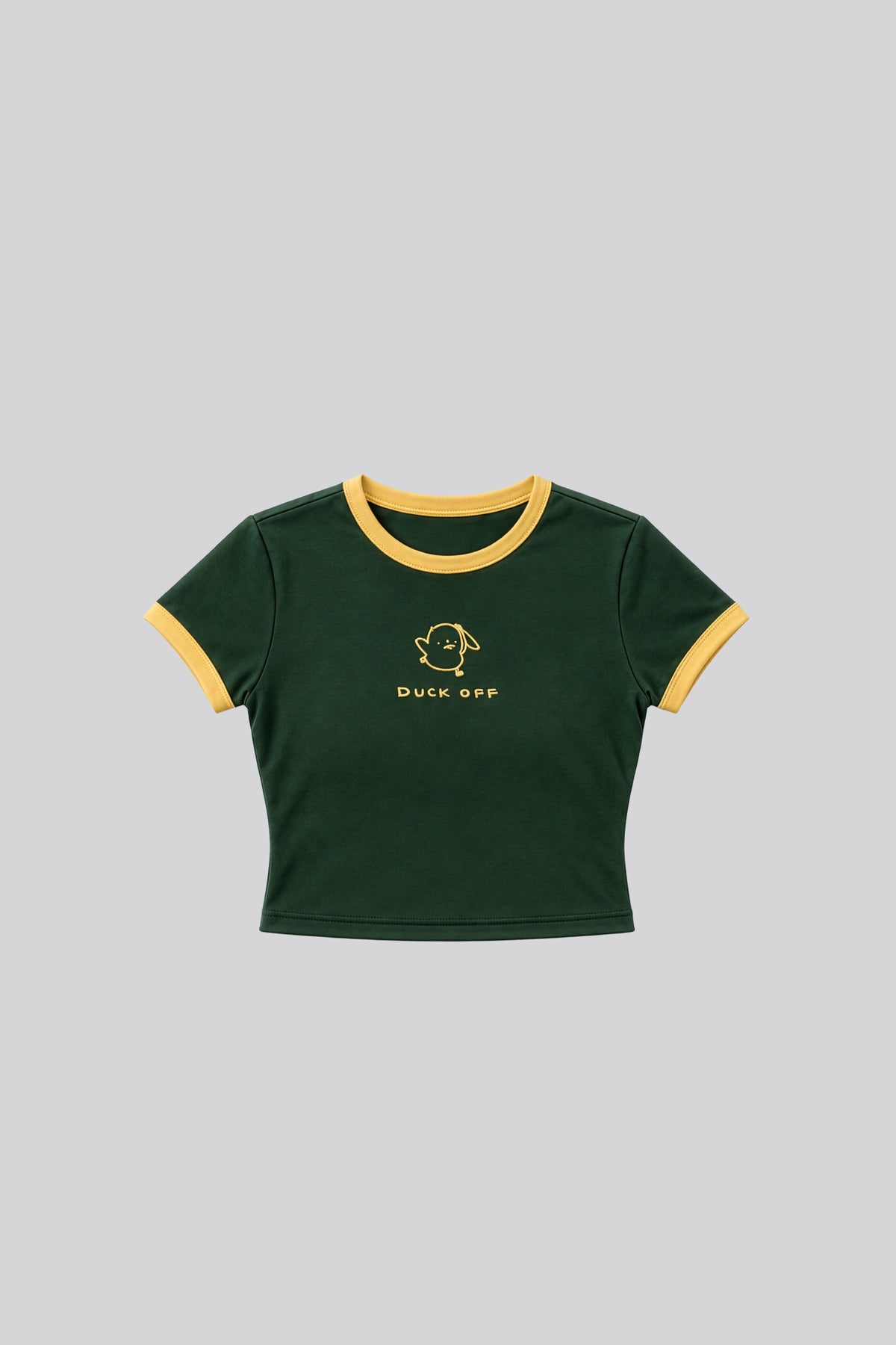 DUCK OFF Baby Tee – Green