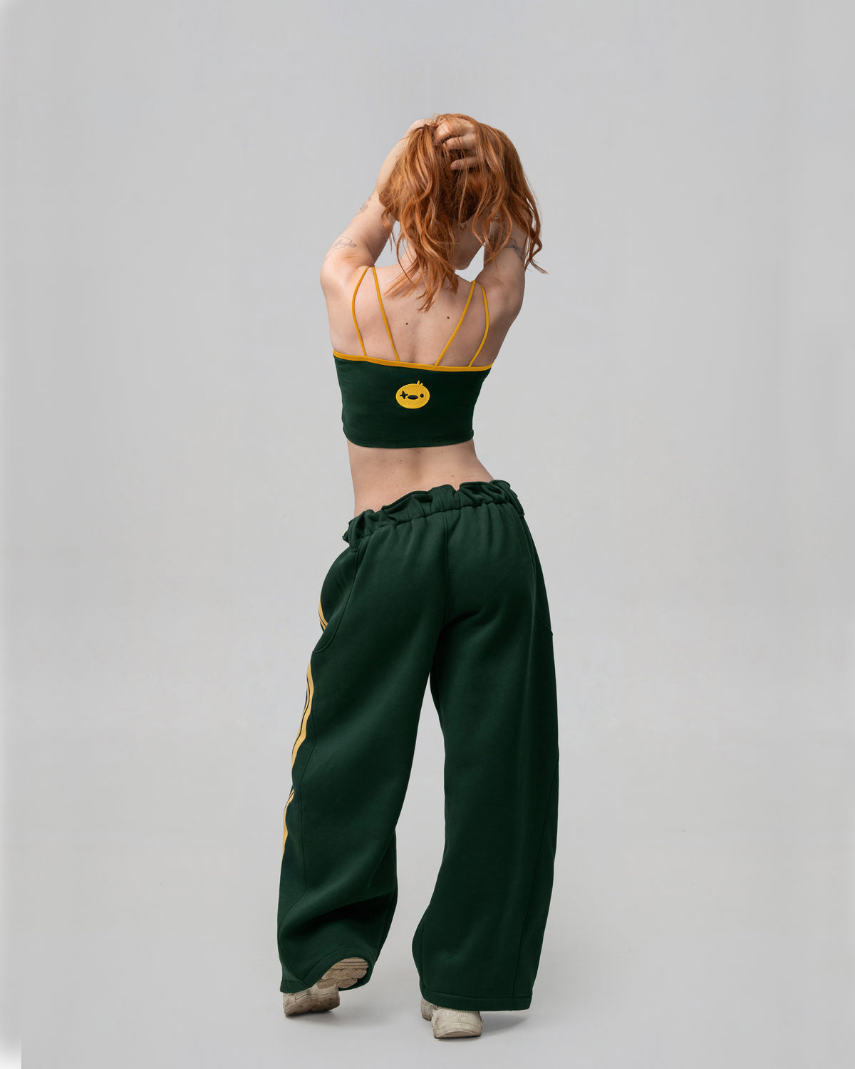 DUCK OFF Crop Top – Green