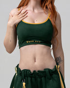 DUCK OFF Crop Top – Green