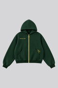 DUCK OFF Zipperjacke – Green