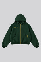 DUCK OFF Zipperjacke – Green